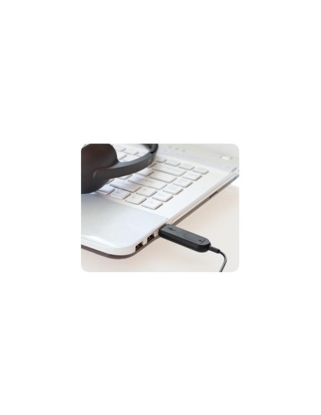 AURICULARES+ MICROFONO LOGITECH H340 USB BLACK