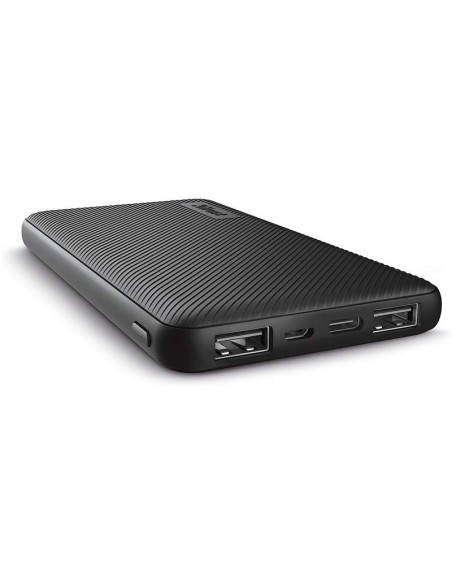POWERBANK TRUST PRIMO SLIM 5000MAH 2A USB + USB-C + MICRO-USB ECO BLACK