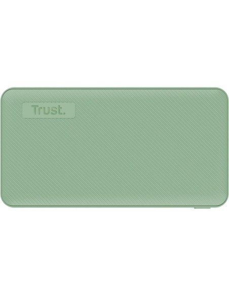 POWERBANK TRUST PRIMO SLIM 10000MAH X2 USB-A + USB-C + MICRO-USB ECO GREEN
