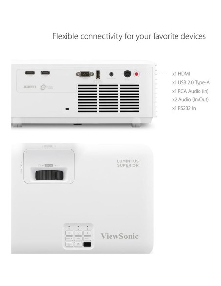PROYECTOR VIEWSONIC LS740HD 5000L FHD HDMI 3YR GARANTIA