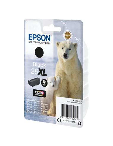 TINTA EPSON C13T26214012 BLACK 26XL T2621
