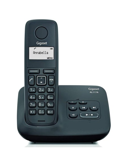 TELEFONO GIGASET A117 CON CONTESTADOR DIGITAL INTEGRADO BLACK