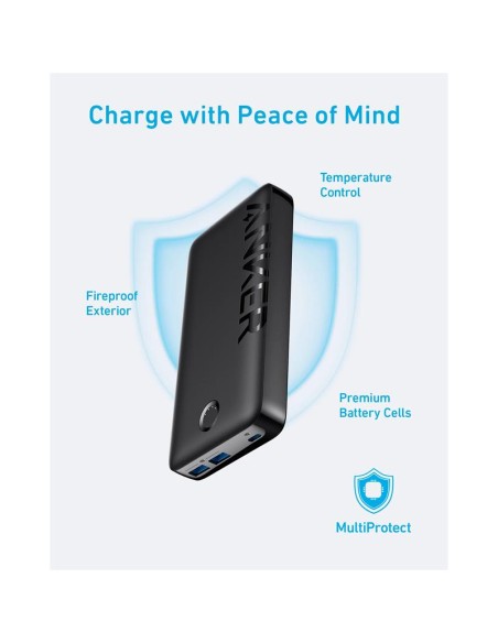 POWERBANK ANKER 335 20000MAH 15W USB-C BLACK