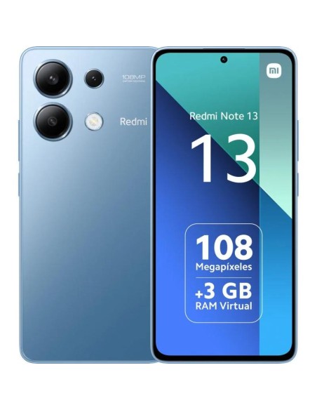 SMARTPHONE XIAOMI REDMI NOTE 13 6.67 FHD+ 8GB/128GB/108MP/NFC/4G BLUE