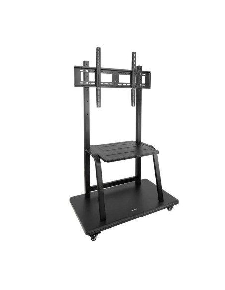 SOPORTE TV MONITOR TOOQ SUELO CON RUEDAS 37-100 150KG BLACK