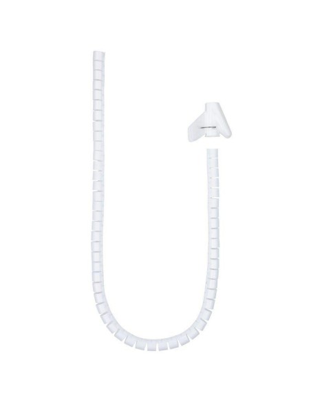 ORGANIZADOR DE CABLE NANOCABLE FLEXIBLE 25MM 1M WHITE