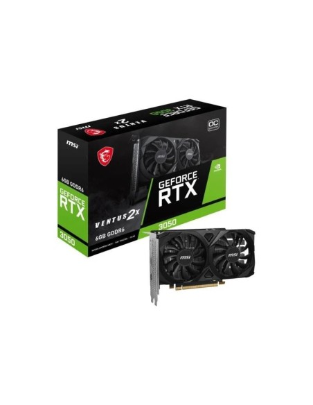 TARJETA DE VIDEO MSI RTX3050 VENTUS 2X E OC 6GB DDR6