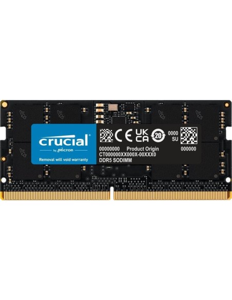 MEMORIA SODIMM 32GB CRUCIAL DDR5 4800MHZ