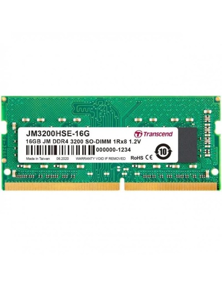 MEMORIA SODIMM 16GB TRANSCEND DDR4 3200MHZ