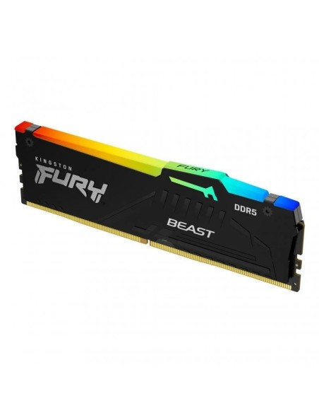 MEMORIA RAM 16GB KINGSTON DDR5 5600MHZ FURY BEAST CL40 1.25V RGB
