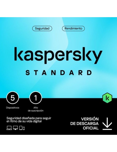 ANTIVIRUS KASPERSKY STANDARD 1YEAR 5L PC/MAC/ANDROID/IOS