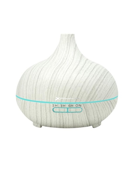HUMIDIFICADOR DE AIRE PHOENIX 400ML LED 7 COLORES WHITE
