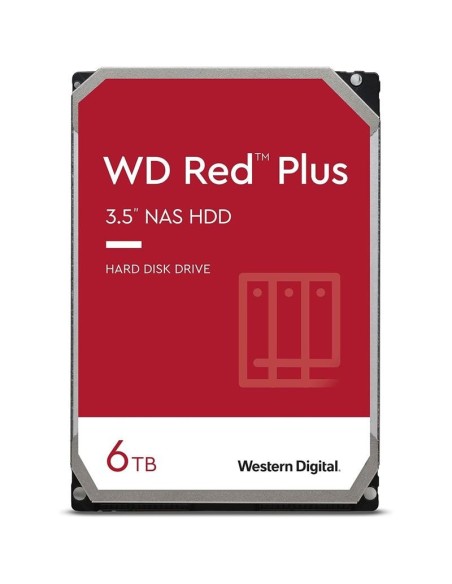 DISCO DURO WESTERN DIGITAL 6TB 3,5 RED PLUS NAS SATA3 256MB