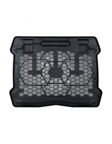 SOPORTE REFRIGERADOR NOTEBOOK CONCEPTRONIC ALUMINIO 15.6 ERGONOMICO BLACK