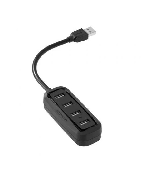 HUB USB-A 2.0 VENTION 4 PUERTOS USB-A 2.0 0.15M BLACK