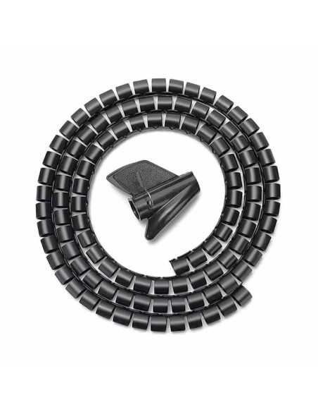 ORGANIZADOR DE CABLE AISENS 25MM 1M BLACK