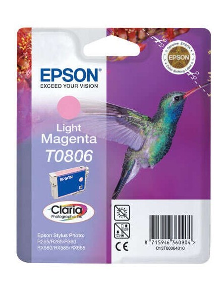 TINTA EPSON C13T08064011 LIGHT MAGENTA T0806