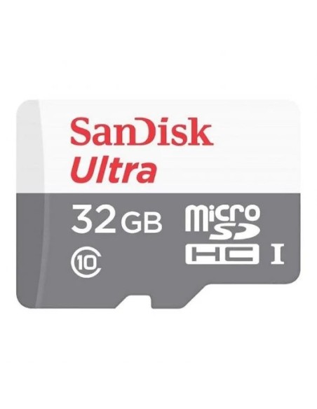 MEMORIA MICRO SD 32GB SANDISK ULTRA HC C10 + ADAPTADOR SD