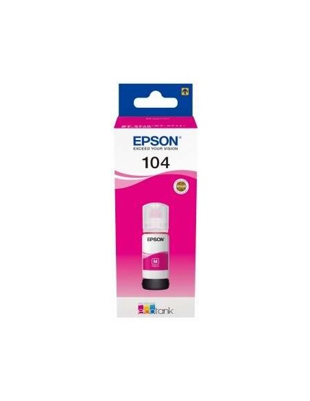 TINTA EPSON BOTE 104 MAGENTA ECOTANK BOTTLE C13T00P340