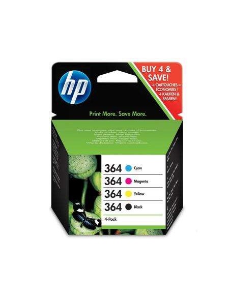 TINTA HP 364 N9J73AE PACK 4 COLORES
