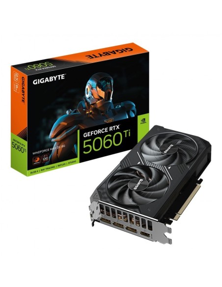 TARJETA DE VIDEO GIGABYTE RTX 5060 TI WINDFORCE MAX OC 8GB DDR7