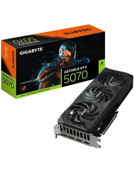 TARJETA DE VIDEO GIGABYTE RTX 5070 WINDFORCE SFF 12GB DDR7