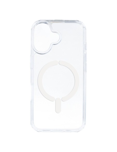 FUNDA PARA IPHONE 16 PLUS TRANSPARENTE MAGSAFE