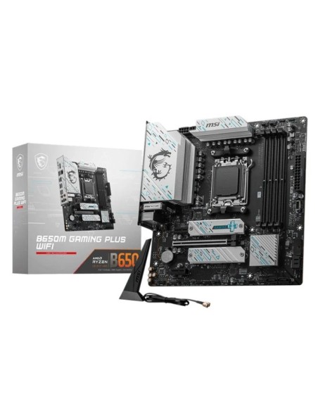 PLACA BASE GIGABYTE GA-B650M GAMING PLUS WIFI AM5 MATX 4XDDR5 HDMI DP